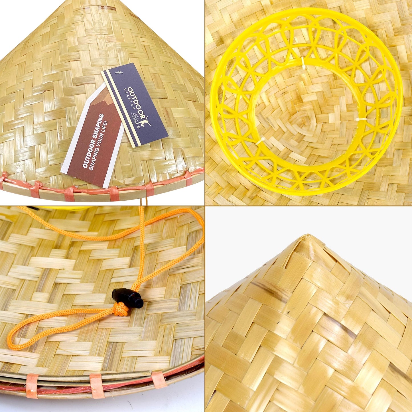 Bamboo Coolie Hat